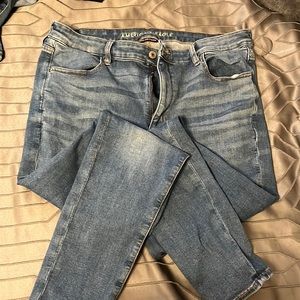 clean american eagle jeans